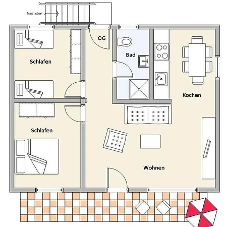 Haus 43 Talblick 公寓 阿尔拉赫